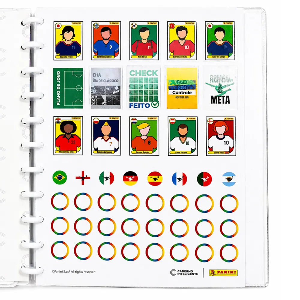 CADERNO INTELIGENTE BY PANINI - COLECIONANDO PAIXOES Caderno Inteligente ®