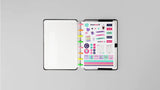 CADERNO LETS GLITTER NEON BLACK Caderno Inteligente ®