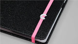 CADERNO LETS GLITTER NEON BLACK Caderno Inteligente ®