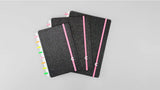 CADERNO LETS GLITTER NEON BLACK Caderno Inteligente ®