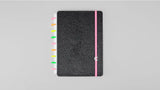 CADERNO LETS GLITTER NEON BLACK Caderno Inteligente ®