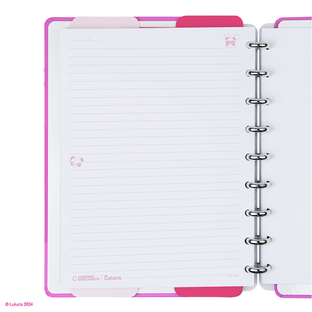 CADERNO PANDALU GLOW BY LULUCA (Cópia) Caderno Inteligente ®