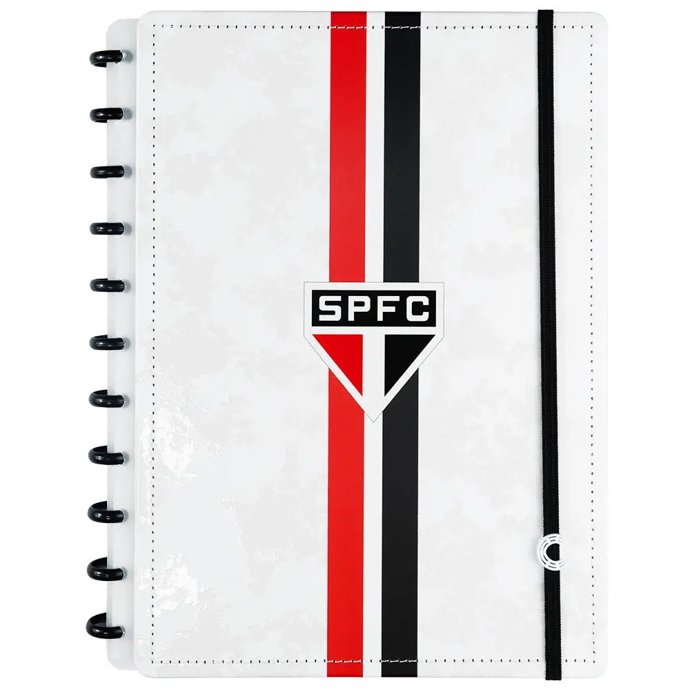 CADERNO SÃO PAULO TRICOLOR PAULISTA BRANCO