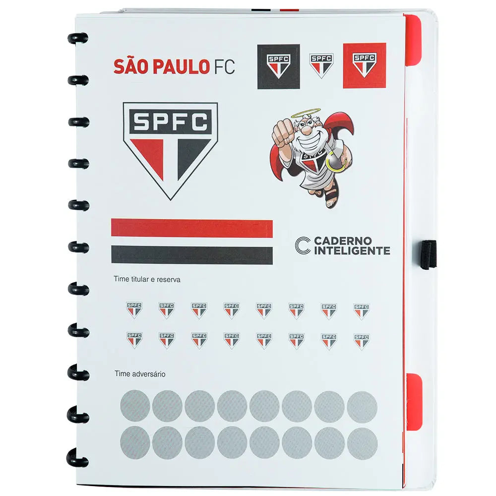 CADERNO SÃO PAULO TRICOLOR PAULISTA BRANCO