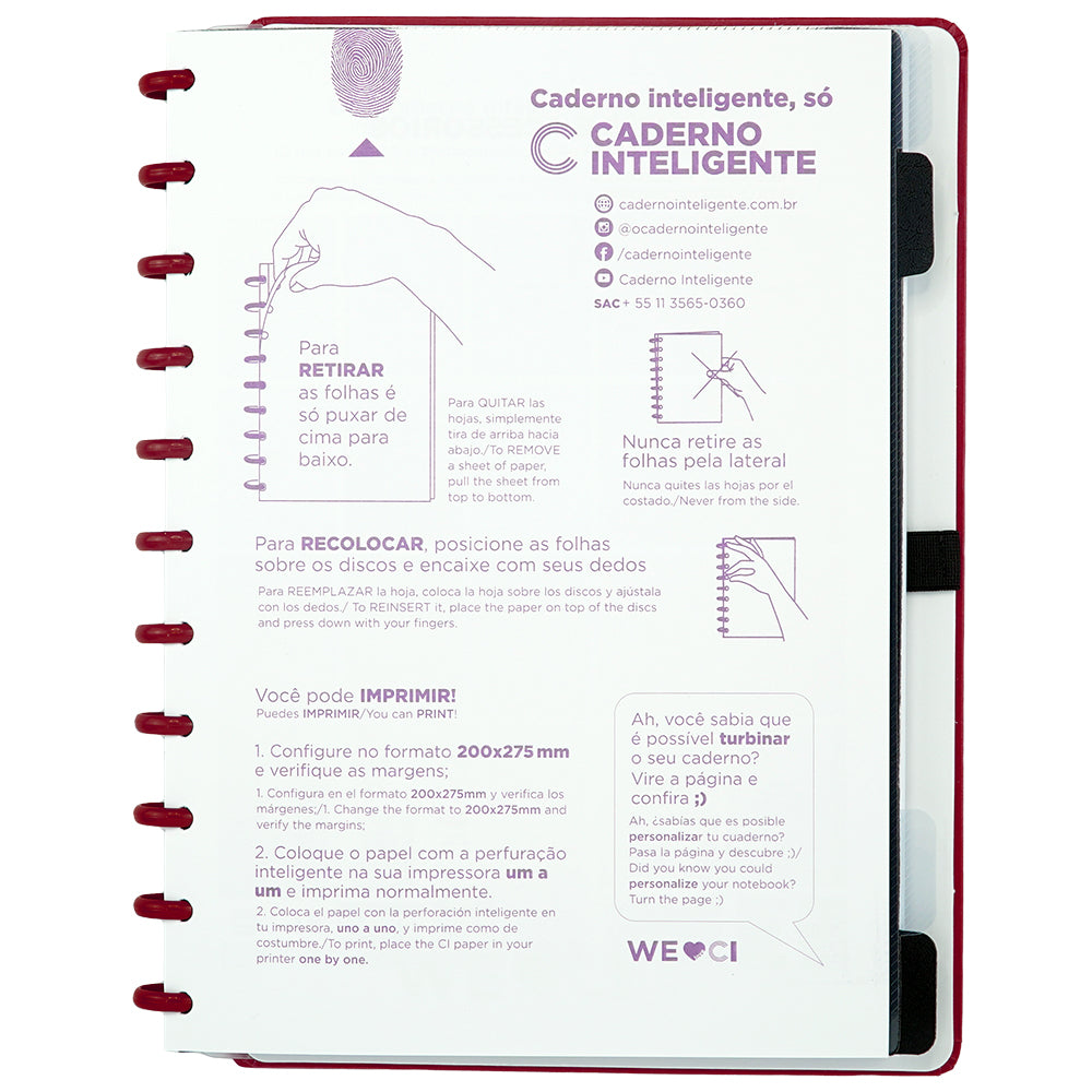 Caderno All Red Reposicionamento