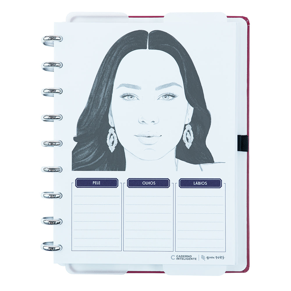 CADERNO BT CHERRY by Bruna Tavares