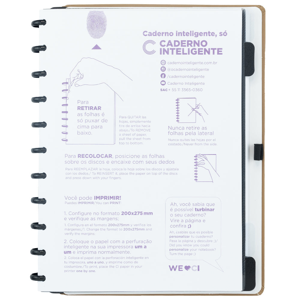 Caderno Caramel