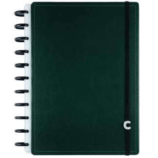 CADERNO 10 MATÉRIAS DARK GREEN