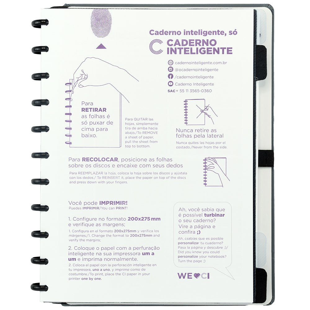 Caderno Grey