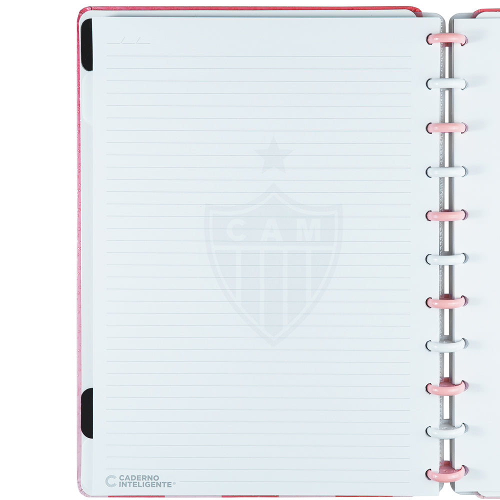 Caderno Atlético Mineiro Rosa