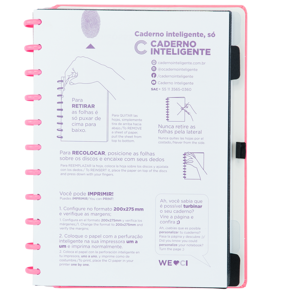 Caderno All Pink