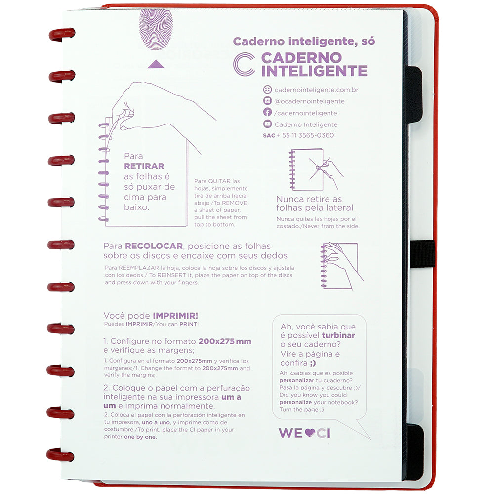 Caderno All Red