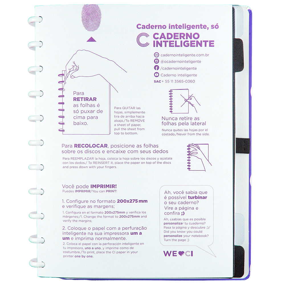 Caderno Poá Maya