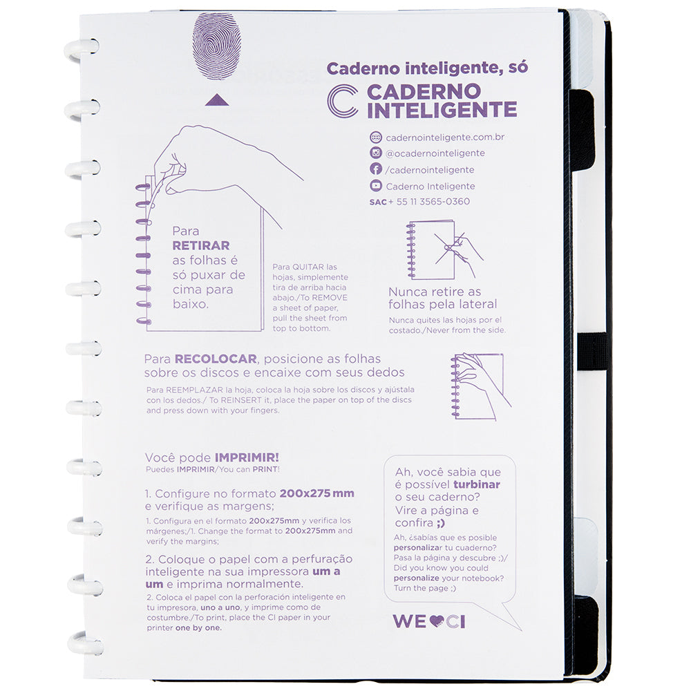 Caderno Poá Vicky