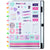 CADERNO LETS GLITTER NEON BLACK