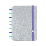 CADERNO LETS GLITTER SILVER 2.0