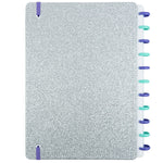CADERNO LETS GLITTER SILVER 2.0