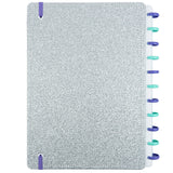 CADERNO LETS GLITTER SILVER 2.0