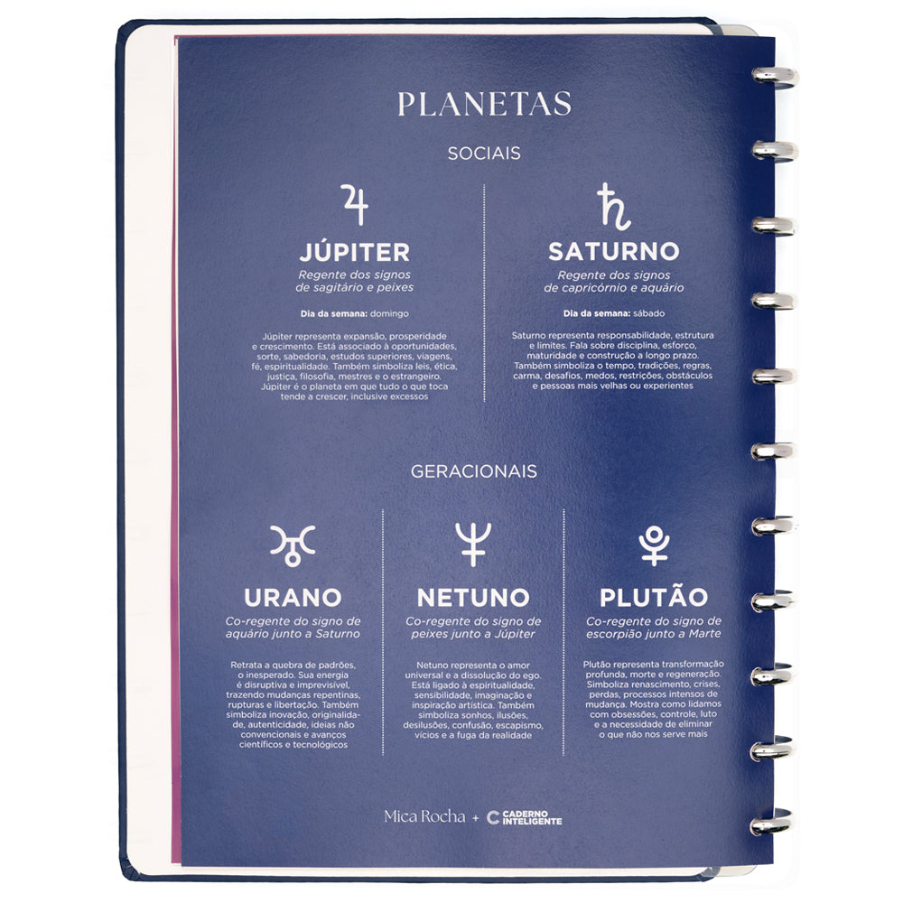 Caderno Mica Rocha Influenciada pela Lua