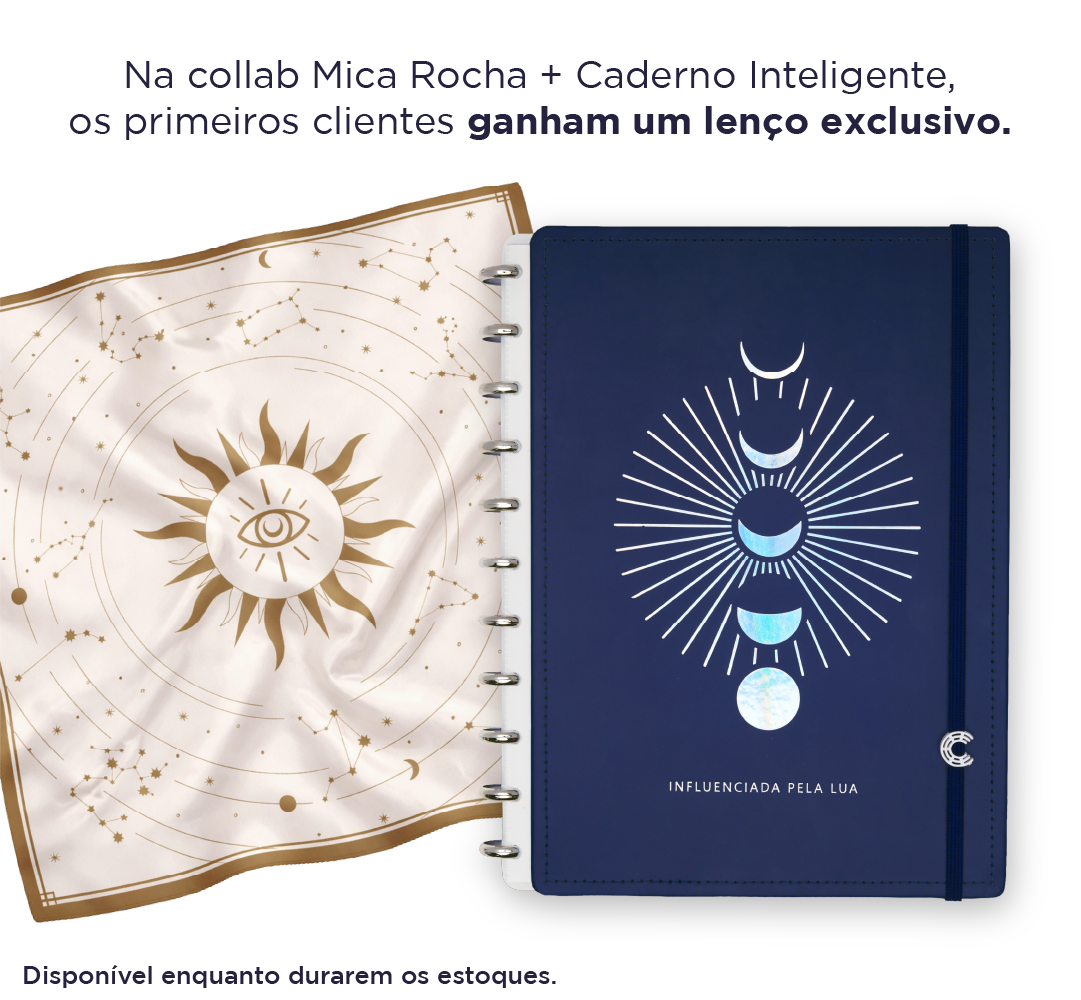 Caderno Mica Rocha Influenciada pela Lua
