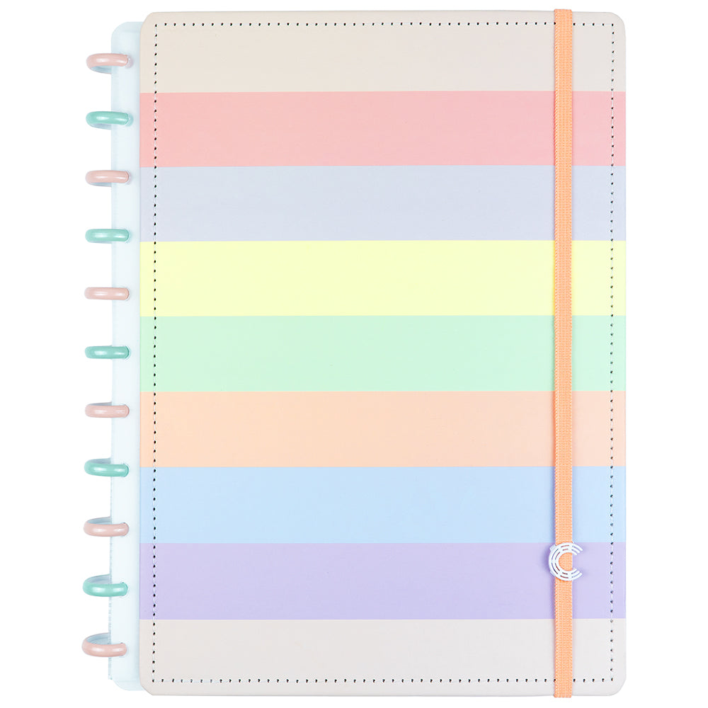 Caderno Inteligente Arco-Íris Pastel