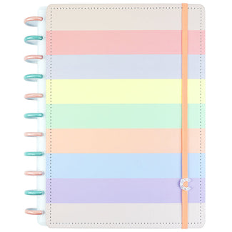 CADERNO 10 MATÉRIAS ARCO-ÍRIS PASTEL