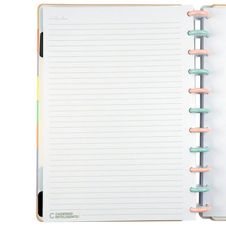 Caderno Arco-Íris Pastel G+