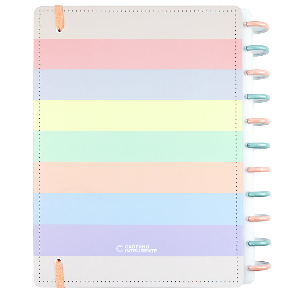 Caderno Arco-Íris Pastel G+