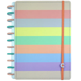 Caderno Arco-Íris Pastel G+ - Linhas Brancas Special Edition