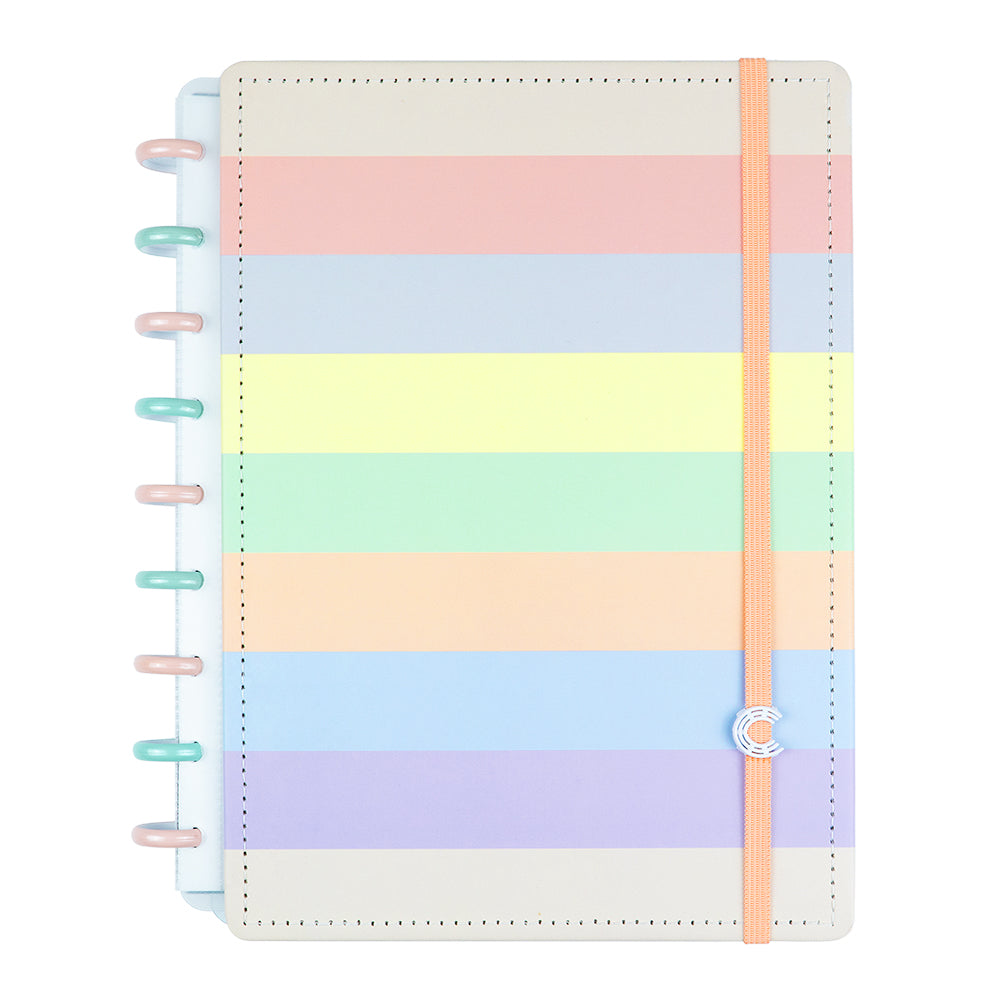 Caderno Arco-Íris Pastel