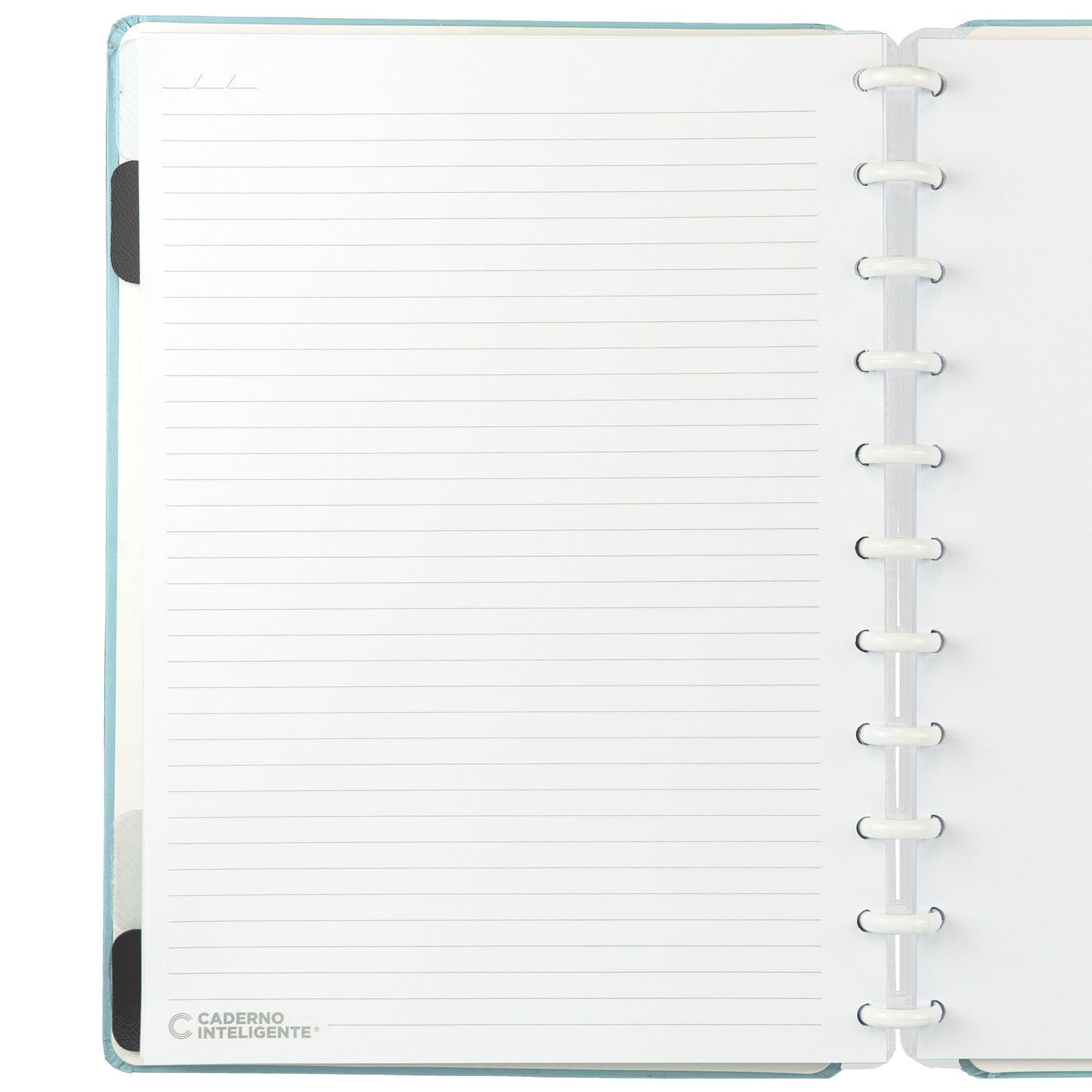Caderno Inteligente Azul Pastel
