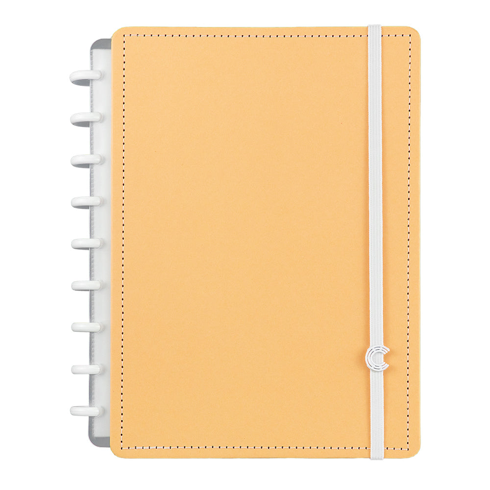 Caderno Laranja Pastel