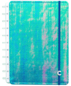 Caderno Azul Holográfico