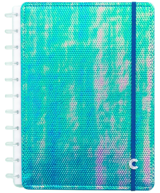 Caderno Azul Holográfico