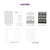 Caderno Alexandre Herchcovitch White Ink