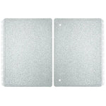 CAPA E CONTRACAPA LETS GLITTER SILVER 2.0 Caderno Inteligente ®