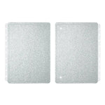 CAPA E CONTRACAPA LETS GLITTER SILVER 2.0 Caderno Inteligente ®