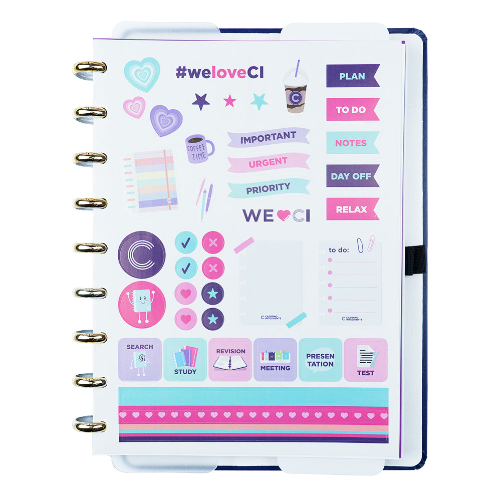 Caderno Intense Blue Caderno Inteligente ®