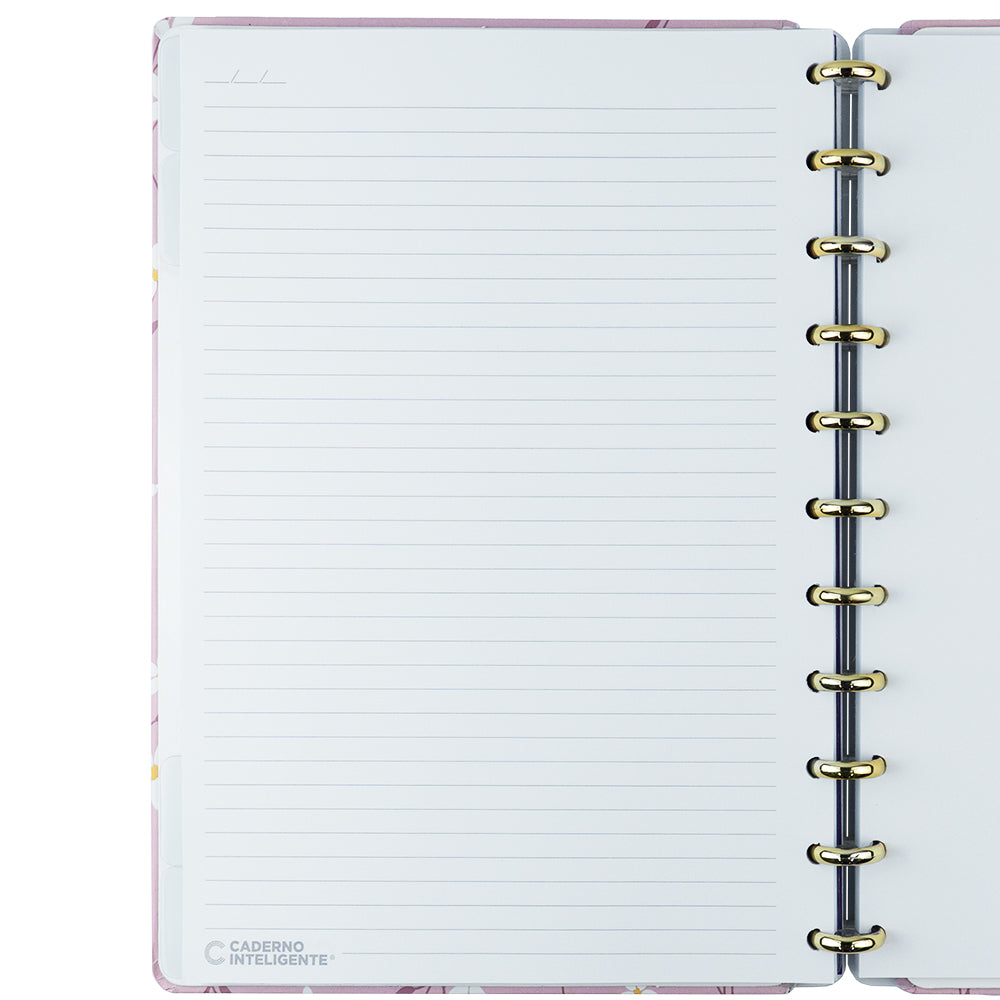Caderno Pink Blossom by Sof Martins (Cópia) Caderno Inteligente ®