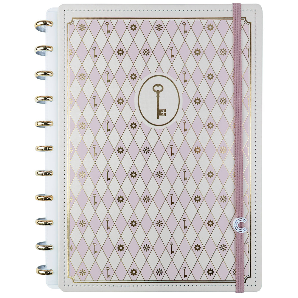 Caderno Rose Key by Isabela Akkari Caderno Inteligente ®