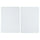 Capa e Contracapa All White Caderno Inteligente ®