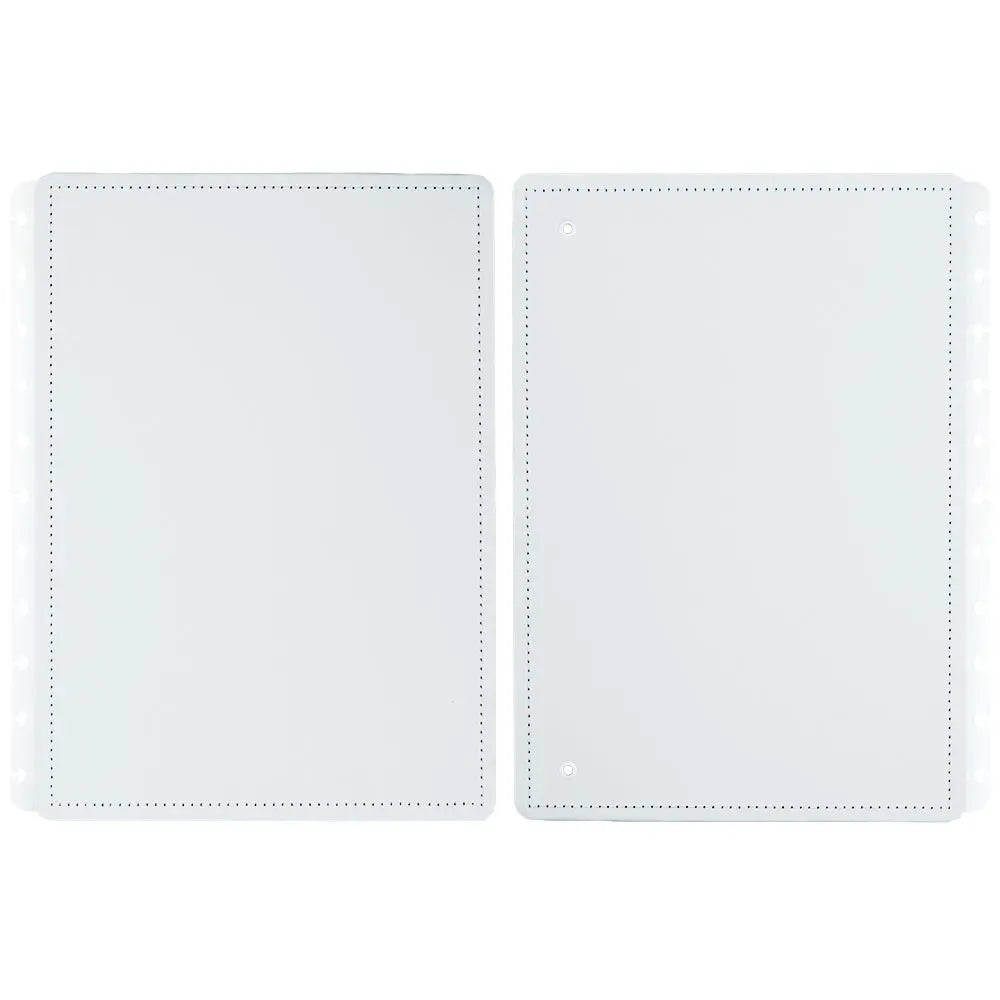 Capa e Contracapa All White Caderno Inteligente ®