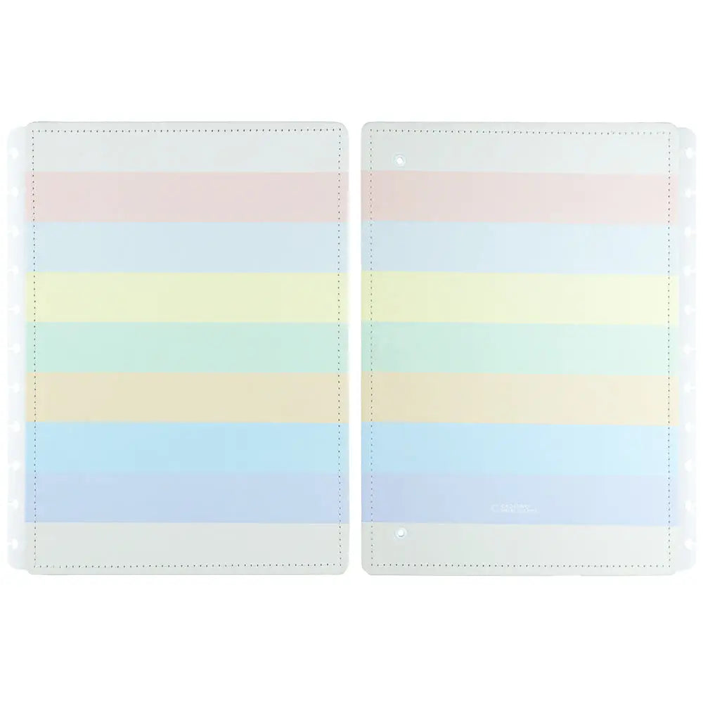 Capa e Contracapa Arco-Íris Pastel Capa e Contracapa