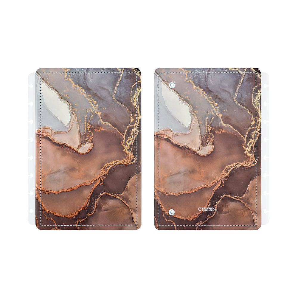 Capa e contracapa Jasper Caderno Inteligente ®