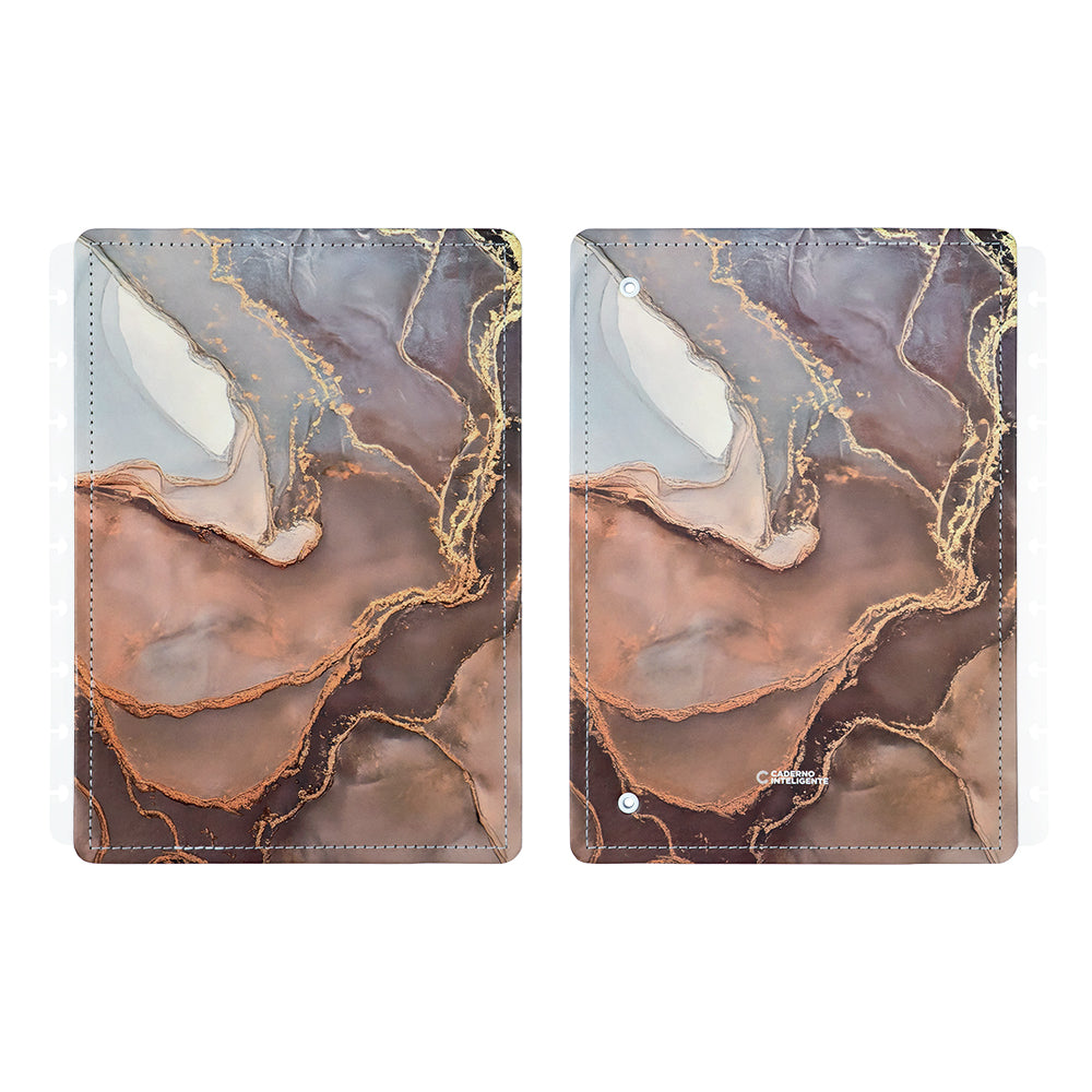 Capa e contracapa Jasper Caderno Inteligente ®