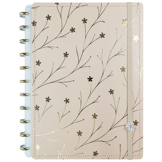 Capa e contracapa Miss Floral by Giulia Benite Caderno Inteligente ®