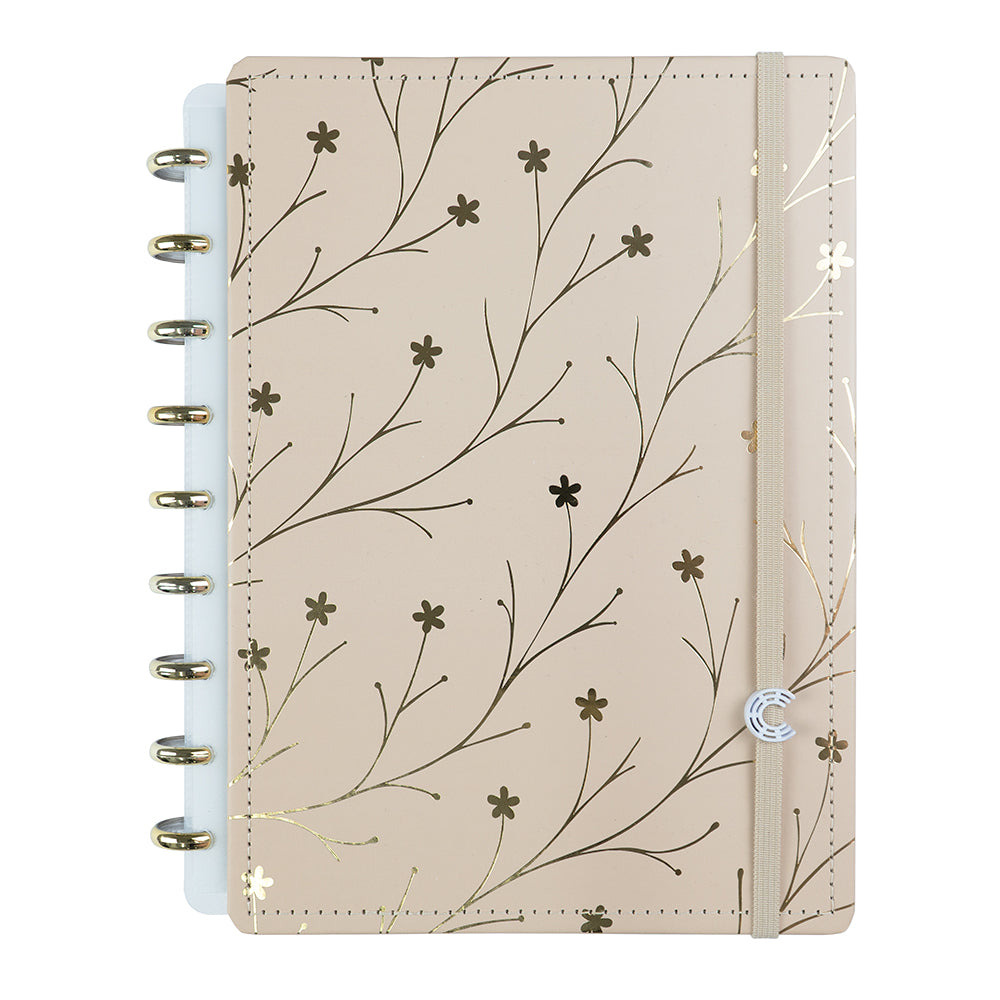 Capa e contracapa Miss Floral by Giulia Benite Caderno Inteligente ®