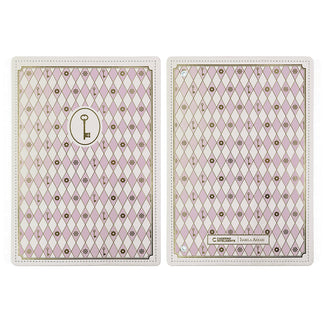 Capa e contracapa Rose Key by Isabela Akkari Caderno Inteligente ®