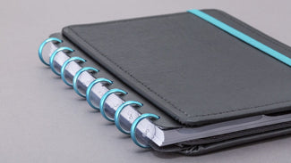 Discos + Elástico Azul Metálico