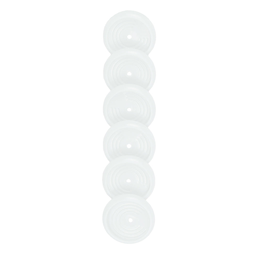 Discos + Elástico Branco